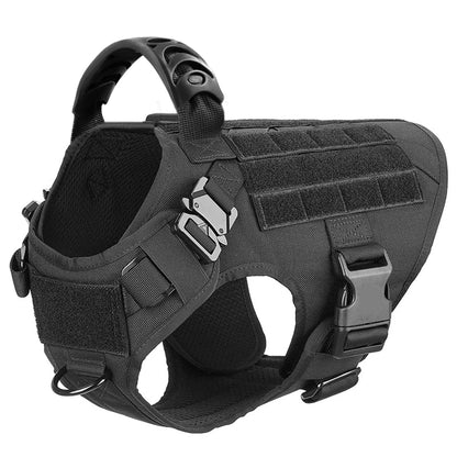 Large Dog Harness Training Pet Vest for French Bulldog German Shepherd Malinois Tactical Harnesses For Walking Dogs Accessories