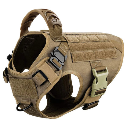 Large Dog Harness Training Pet Vest for French Bulldog German Shepherd Malinois Tactical Harnesses For Walking Dogs Accessories