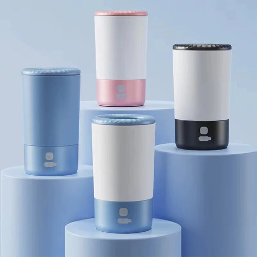 Automatic Electric Pet Paw Cleaner Portable Low Noise Waterproof Foot Washing Cup for Small Medium Pets