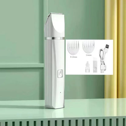 Pet Grooming Clippers for Dogs Cats Quiet Electric Trimmer with Rechargeable Battery Safe Stainless Steel Blade for Home
